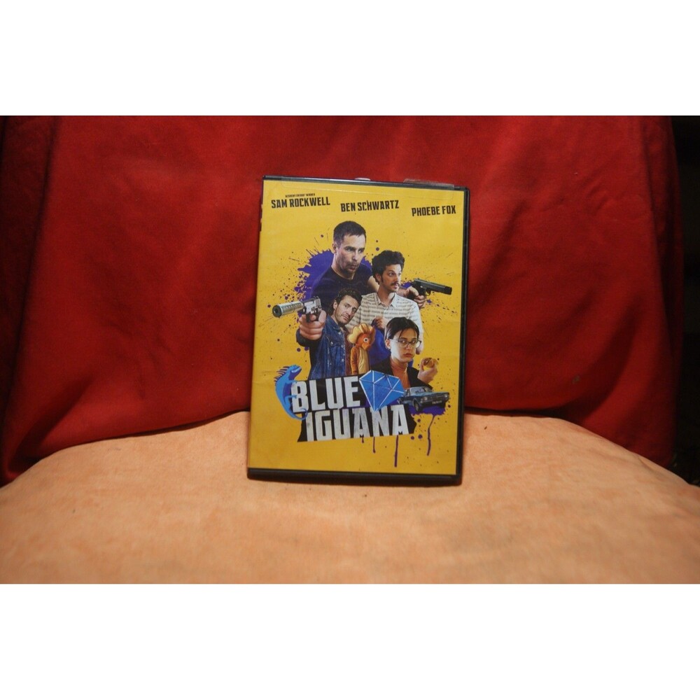 Blue Iguana DVD, 2017 Sam Rockwell, Ben Schwartz, Phoebe Fox Comediac Heist Film